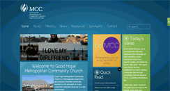 Desktop Screenshot of goodhopemcc.org